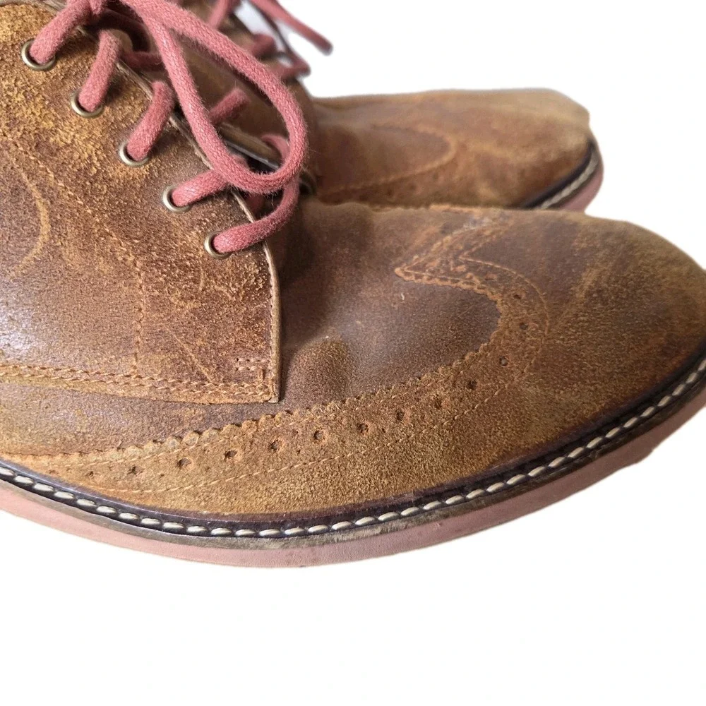 Cole Haan LunarGrand Wingtip Oxford Shoes Mens‎ Size 11.5 Brown Loafers brogue